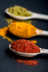 Herbs and spices background