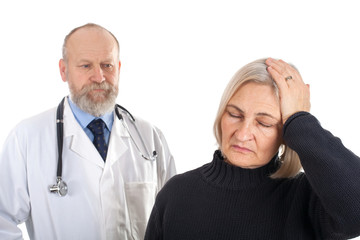 Patient having migraine