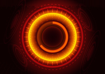 Abstract digital technology background or futuristic interface.