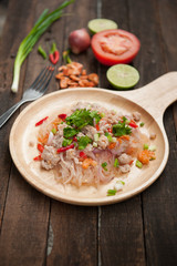 Glass Noodle Pork Nut Spicy Salad