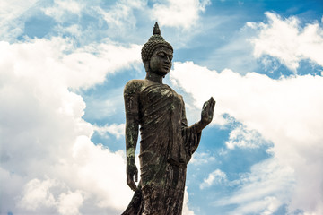 Phutthamonthon is a Buddhist park in Nakhon Pathom Province of Thailand. Highlighted by a 15.87 m high Buddha statue which is considered to be the tallest free-standing Buddha statue in the world