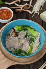 Suki in broth