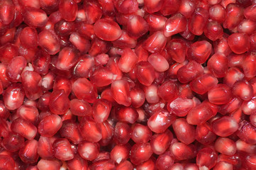 Pomegranate seed background