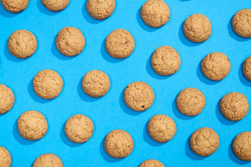 Pattern made of sweet cookies