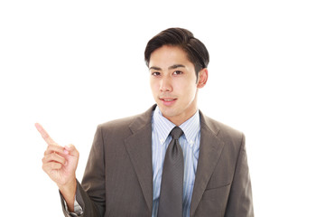 指示するビジネスマン
