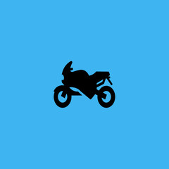 motorcycle icon. flat design