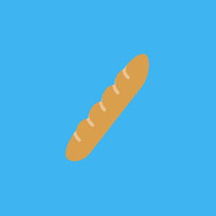 bread icon. flat design