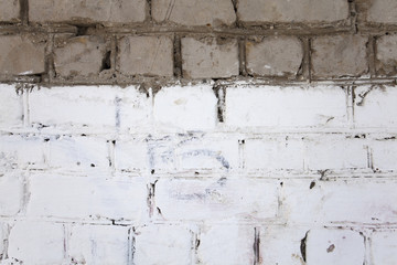 texture of the wall.
