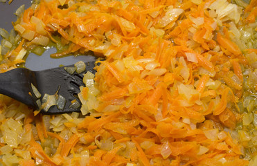 cooking delicious meal