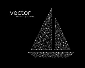 Vector illustration of fishing boat.