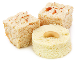 Delicious Bangladeshi white sandesh