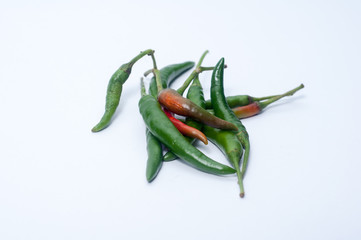 The fresh chilies