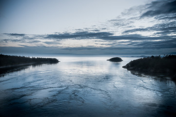 Late evening in the bay