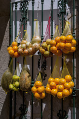 Fruteria, exposing their products