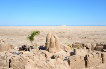 The castle on the sand.