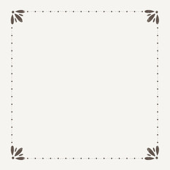 Ornament Rahmen, Linien und Winkel Design Elemente, handgezeichnete Vektor Serie