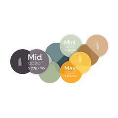 Circle business option diagrams