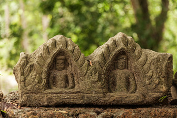 Buddha carvings in Angkor