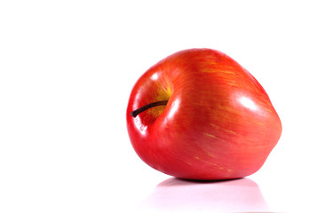 red apples isolated on white background