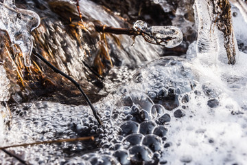 Frozen creek