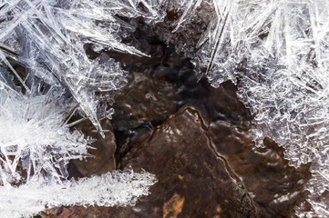 Creek in the ice