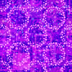 Seamless Background with Abstract Colorful Tile Geometric Pattern. Eps10, Contains Transparencies. Vector