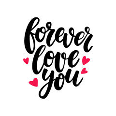 Valentine s Day vector lettering . Isolated handwriting calligraphy love