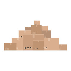 Mountain of boxes