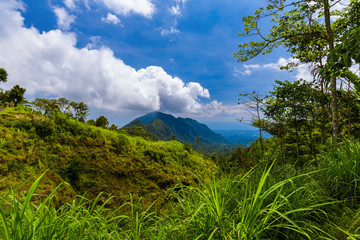 Fototapeta premium Mountains landscape - Bali island Indonesia