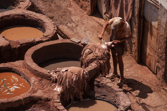 Chouara Tannery. Morocco
The largest and oldest tannery in the world