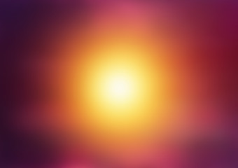 Blurry sun before dusk background.Power in darkness