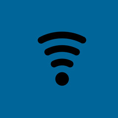 wifi sign icon flat disign