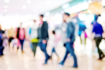 Abstract background of shopping mall