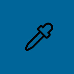 pipette icon flat disign