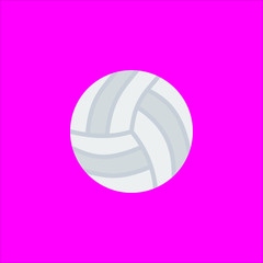 volleyball icon flat disign