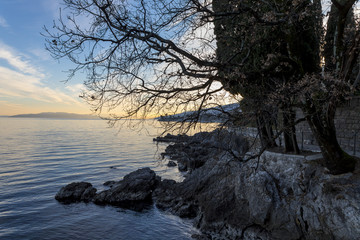 Küstenpromenade Lungomare in Opatija,Kroatien