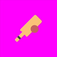cricket icon flat disign