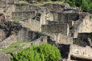 Le théâtre antique de Lugdunum. Lyon. / Ancient Theatre of Fourvière. Lyon.
