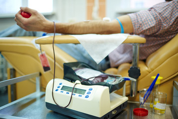 Hemotransfusion equipment