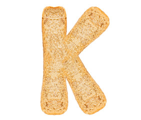 Isolate Bread Alphabet