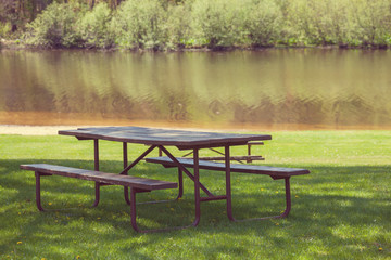 Obraz premium Picnic table