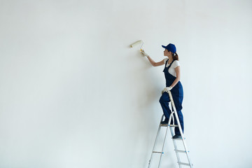 White wall