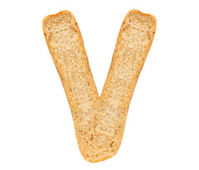 Isolate Bread Alphabet
