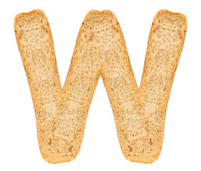 Isolate Bread Alphabet