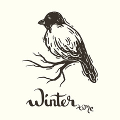 Obraz premium Bird on branch