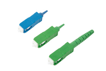 SC fiber optic connectors isolated