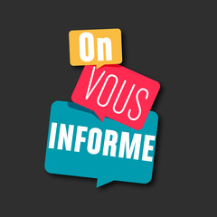 on vous informe