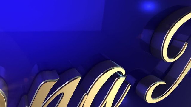 Auguri di Buona Pasqua con testo 3D in 4K
