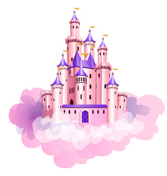 Zamek różowej księżniczki.
