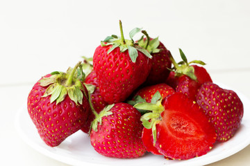 Strawberry isolated on white background